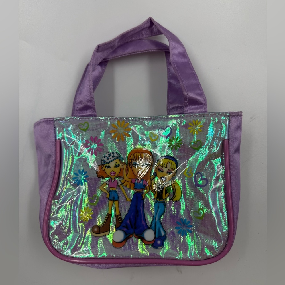 Min Purse Toy Purple With 3 Girl Picture